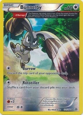 Bunnelby - 121/160 - Uncommon - Reverse Holo
XY: Primal Clash Reverse Holo Singles