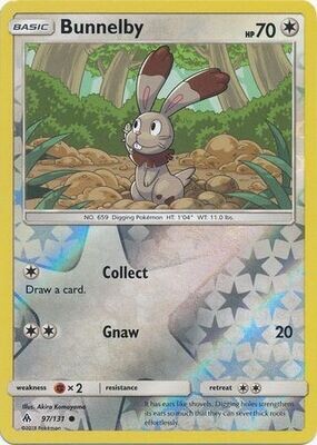 Bunnelby - 97/131 - Common Reverse Holo
Sun &amp; Moon: Forbidden Light Reverse Holo Singles
