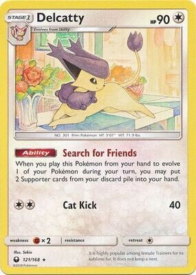 Delcatty - 121/168 - Rare Theme Deck Exclusive
Pokemon Theme Deck Exclusives *Espanol*