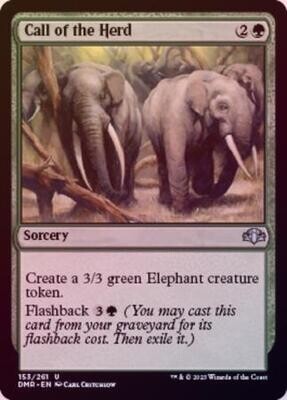 Call of the Herd 153/261 - Foil Dominaria Remastered Foil Singles