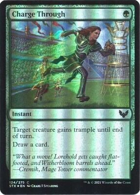 Charge Through 124/275 - Foil Strixhaven: School of Mages Foil Singles