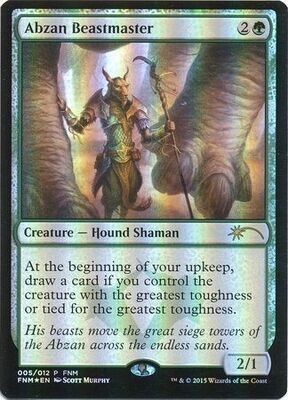 Abzan Beastmaster 005/012 - FNM Foil Promo Magic: The Gathering Promo Cards(Español)