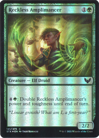 Reckless Amplimancer 141/275 - Foil
Strixhaven: School of Mages Foil Singles(Español)