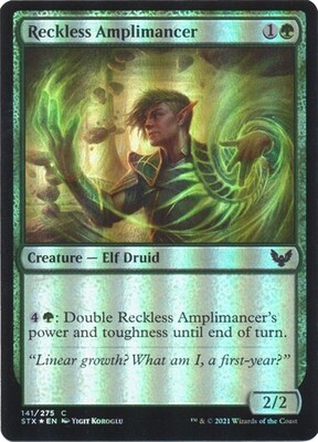 Reckless Amplimancer 141/275 - Foil
Strixhaven: School of Mages Foil Singles(Español)