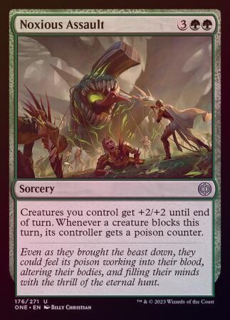 Noxious Assault 176/271 - Foil Phyrexia All Will Be One Foil Singles