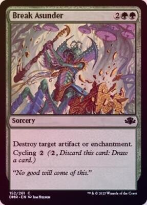 Break Asunder 152/261 - Foil Dominaria Remastered Foil Singles