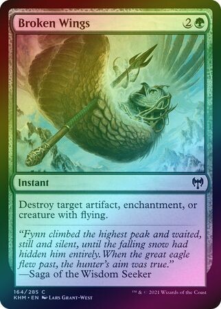 Broken Wings 164/285 - Foil Kaldheim Foil Singles