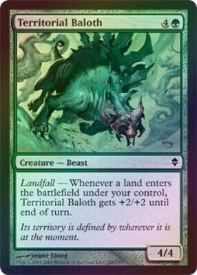 Territorial Baloth - Foil Zendikar Foil Singles(Español)