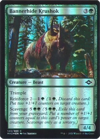 Bannerhide Krushok 149/303 - Foil Modern Horizons 2 Foil Singles