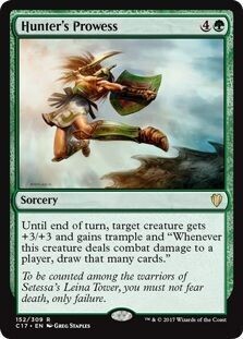 Hunter&#39;s Prowess 152/309
Commander 2017 Singles