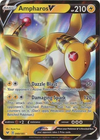 Ampharos V - 049/185 - Ultra RareSword &amp; Shield: Vivid Voltage Singles *español*