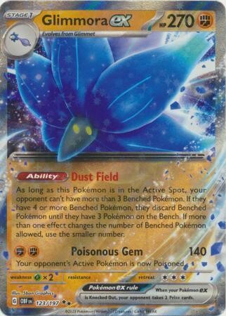Glimmora ex - 123/197 - Ultra Rare
Obsidian Flames Singles
