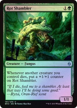 Rot Shambler 187/274 - Foil
Battle for Zendikar Foil Singles