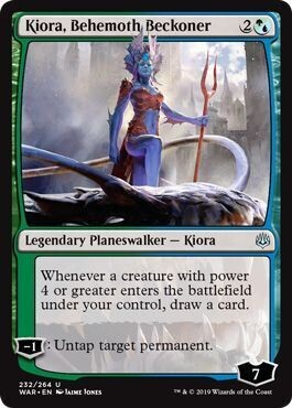 Kiora, Behemoth Beckoner 232/264
War of the Spark Singles