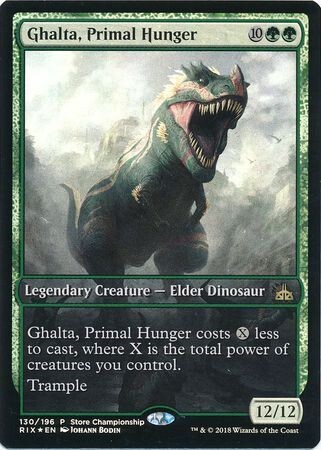 SJ Ghalta, Primal Hunger - Full Art Promo Magic: The Gathering Promo Cards (Español)