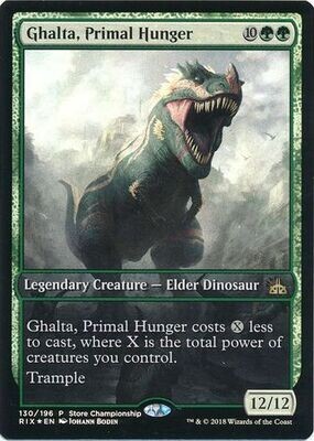 SJ Ghalta, Primal Hunger - Full Art Promo Magic: The Gathering Promo Cards (Español)