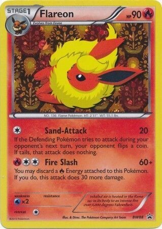 Flareon - BW88 - Holo Promo
Pokemon Black &amp; White Promos
