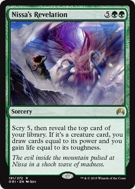 Nissa&#39;s Revelation 191/272 - Magic Origins Singles