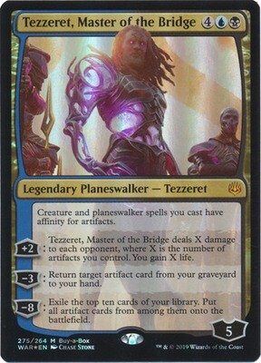 Tezzeret, Master of the Bridge 275/264 - Buy-a-Box Foil Promo
Magic: The Gathering Promo Cards (Español)