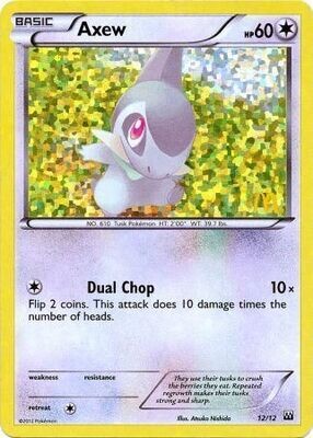 Axew - 12/12 - McDonald&#39;s Holo PromoPokemon McDonald&#39;s Promos (Español)