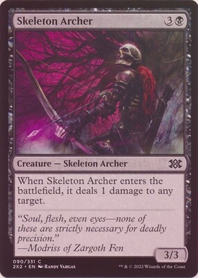 Skeleton Archer 090/331 - Foil Double Masters 2022 Foil Singles