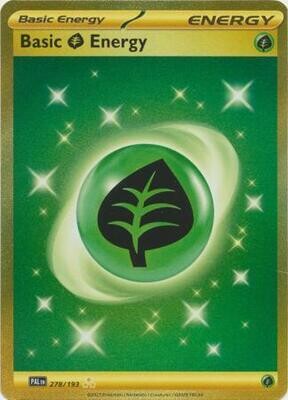 Grass Energy - 278/193 - Gold Secret Rare
Scarlet &amp; Violet: Paldea Evolved Singles