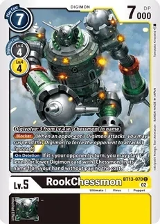 RookChessmon - Versus Royal Knights (BT13) Versus Royal Knights