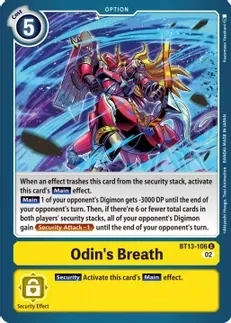 Odin&#39;s Breath - Versus Royal Knights (BT13)
Versus Royal Knights