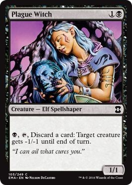 Plague Witch 103/249 Eternal Masters Singles