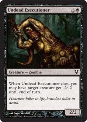 Undead Executioner
Avacyn Restored Singles