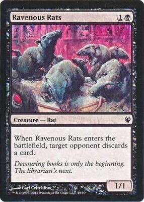 Ravenous Rats 49/90 - Duel Decks Izzet vs. Golgari Singles