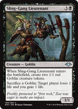Sling-Gang Lieutenant 108/254 Modern Horizons Singles