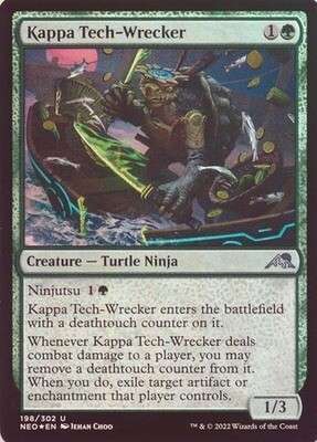 Kappa Tech-Wrecker 198/302 - Foil Kamigawa Neon Dynasty Foil Singles (Español)
