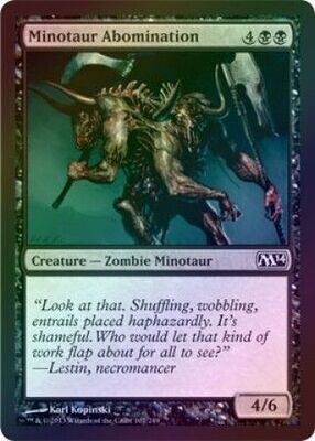 Minotaur Abomination - Foil
Magic 2014 (M14) Foil Singles (Español)