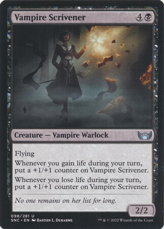 Vampire Scrivener 098/281 - Streets of New Capenna Singles (Español)