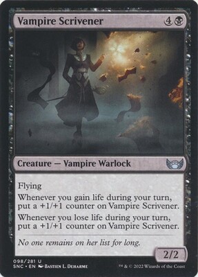 Vampire Scrivener 098/281 - Streets of New Capenna Singles (Español)