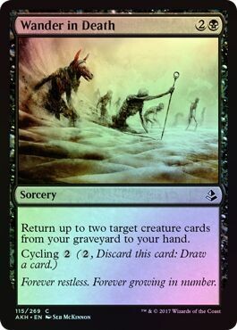Wander in Death 115/269 - Foil Amonkhet Foil Singles  (Español)