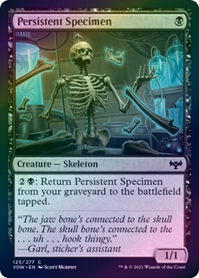 Persistent Specimen 125/277 - Foil Innistrad: Crimson Vow Foil Singles (Español)