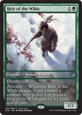Heir of the Wilds - Game Day Promo Magic: The Gathering Promo Cards(Español)