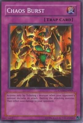 Chaos Burst - GX04-EN003 - Super Rare Yu-Gi-Oh! Promo Cards