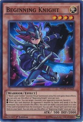 Beginning Knight - MP16-EN123 - Super Rare 1st Edition
Yu-Gi-Oh! 2016 Mega-Tins 1st Edition Singles