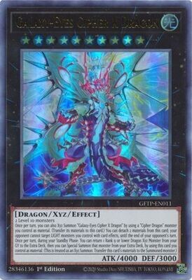 SH Galaxy-Eyes Cipher X Dragon - GFTP-EN011 - Ultra Rare 1st Edition Ghosts From The Past 1st Edition Singles