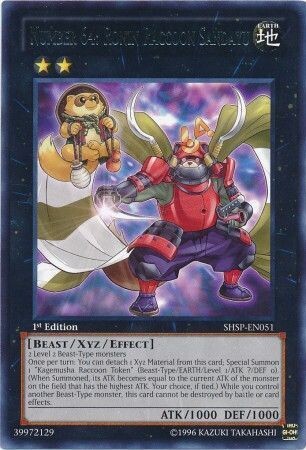 Number 64: Ronin Raccoon Sandayu - SHSP-EN051 - Rare 1st EditionShadow Specters 1st Edition Singles (Español)
