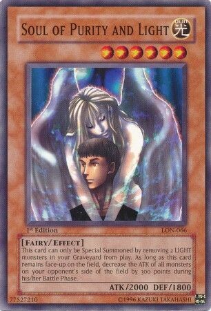 Soul of Purity and Light - LON-066 - Common 1st Edition Labyrinth of Nightmare [LON] 1st Edition Singles