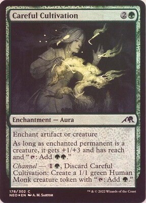 Careful Cultivation 178/302 - Foil Kamigawa Neon Dynasty Foil Singles