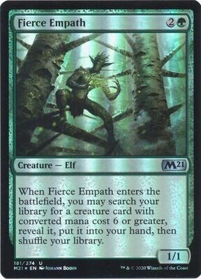 GA Fierce Empath 181/274 - Foil Magic 2021 (M21) Foil Singles