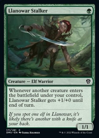 Llanowar Stalker 171/281
Dominaria United Singles