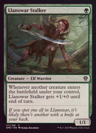 Llanowar Stalker 171/281 - Foil
Dominaria United Foil Singles