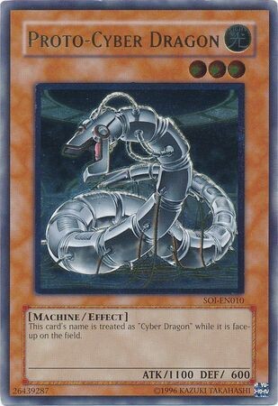 Ultimate Rare - Proto-Cyber Dragon - SOI-EN010 Unlimited
Shadow of Infinity [SOI] Unlimited Singles