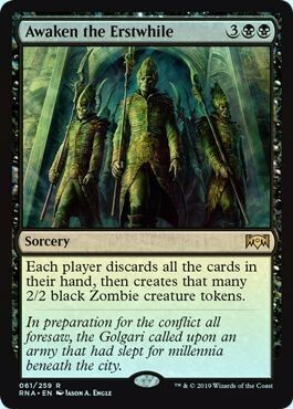 Awaken the Erstwhile 061/259 - Foil Ravnica Allegiance Foil Singles